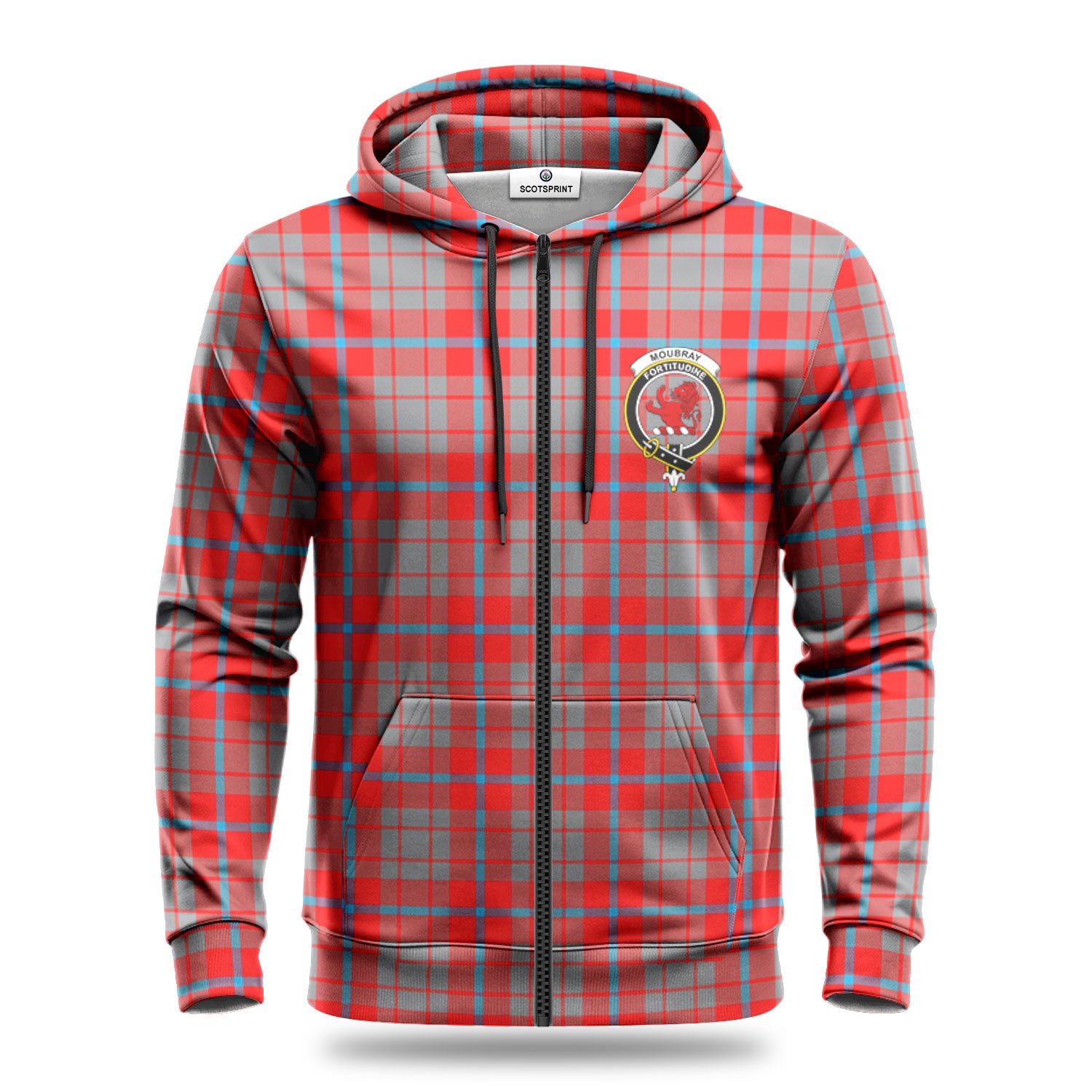 Moubray Tartan Crest Hoodie