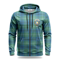 Oliphant Ancient Tartan Crest Hoodie