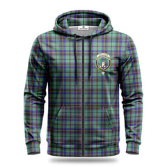 Stevenson Tartan Crest Hoodie