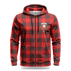 Wemyss Modern Tartan Crest Hoodie