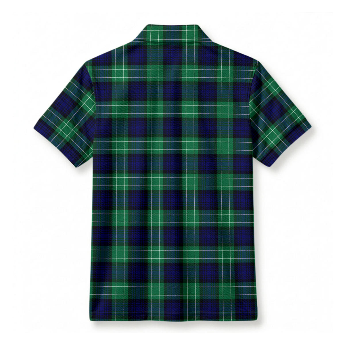 Abercrombie Tartan Crest Birdseye Mesh Polo Shirt
