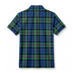 Baird Ancient Tartan Crest Birdseye Mesh Polo Shirt