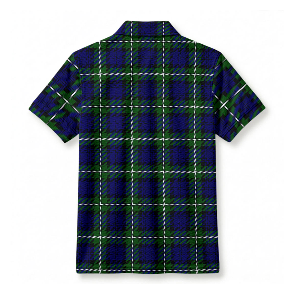 Bannerman Tartan Crest Birdseye Mesh Polo Shirt
