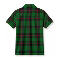 Beveridge Tartan Crest Birdseye Mesh Polo Shirt