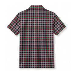 Borthwick Ancient Tartan Crest Birdseye Mesh Polo Shirt