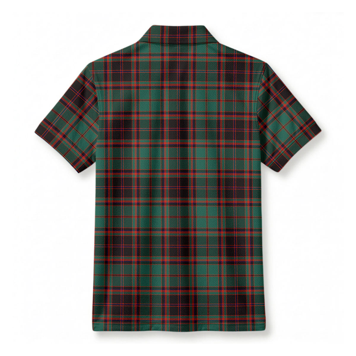 Buchan Ancient Tartan Crest Birdseye Mesh Polo Shirt