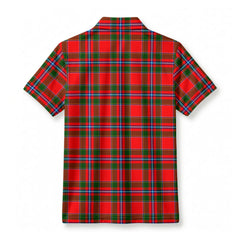 Butter Tartan Crest Birdseye Mesh Polo Shirt