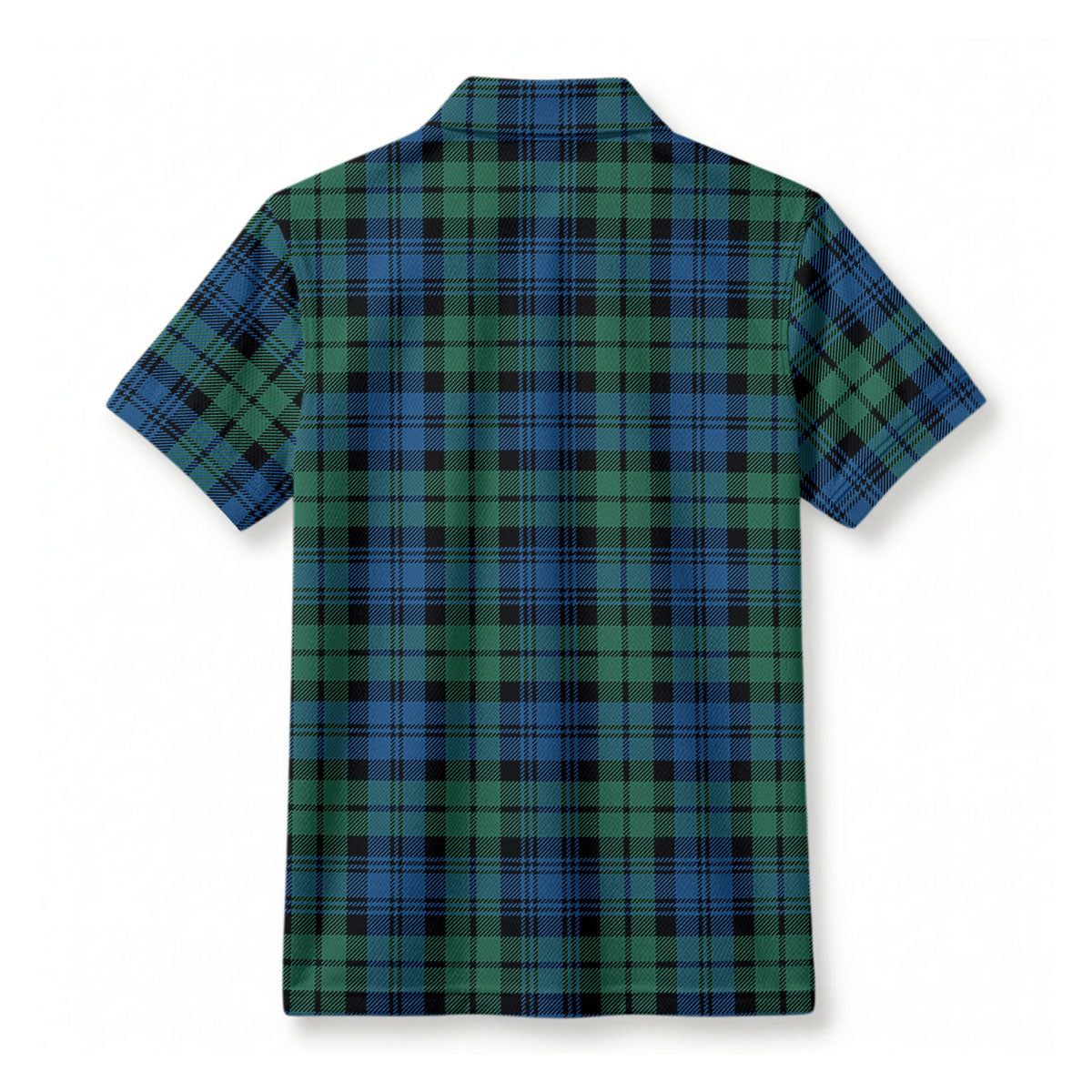 Campbell Ancient 02 Tartan Crest Birdseye Mesh Polo Shirt