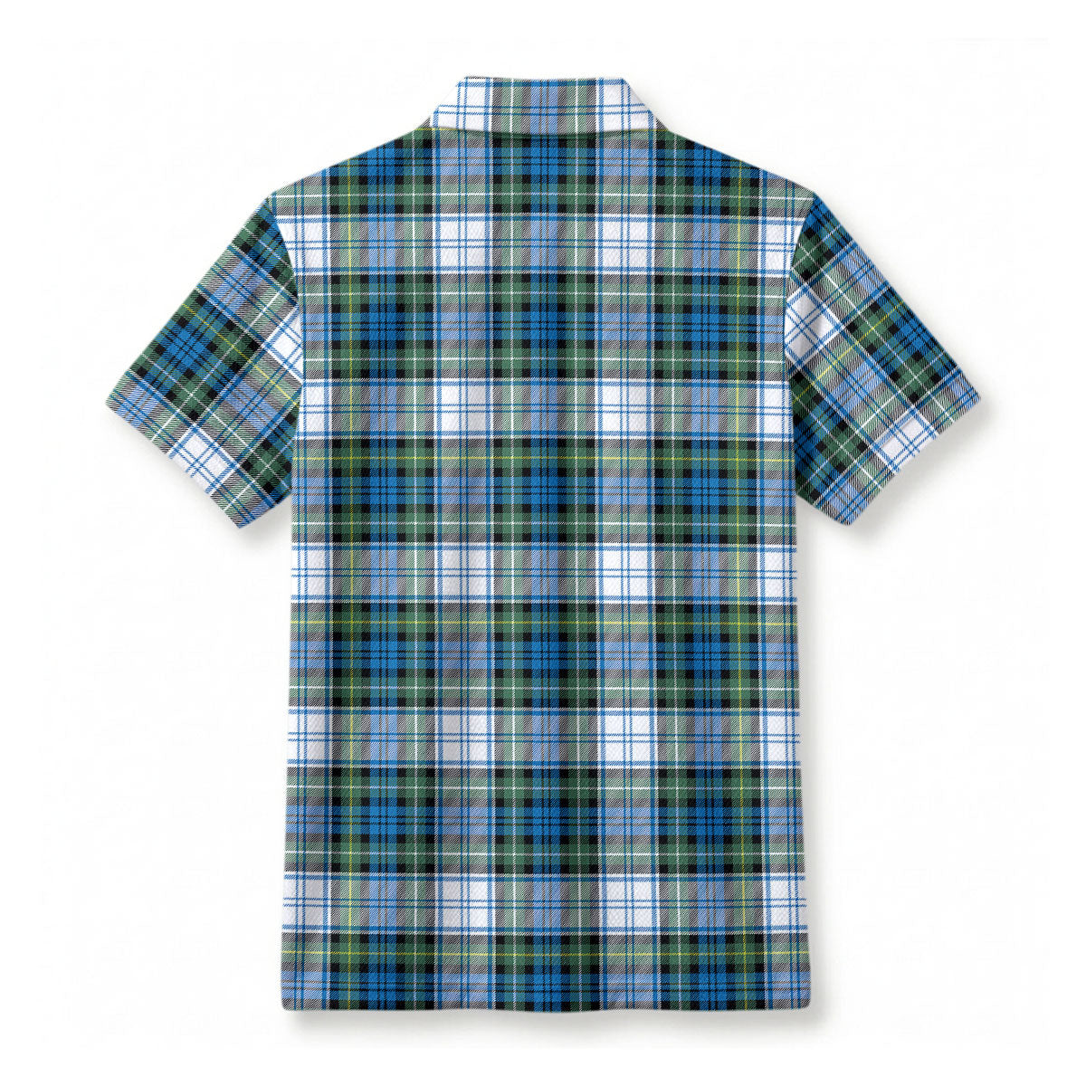 Campbell Dress Ancient Tartan Crest Birdseye Mesh Polo Shirt