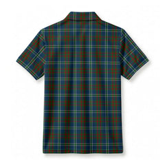 Cathcart Tartan Crest Birdseye Mesh Polo Shirt