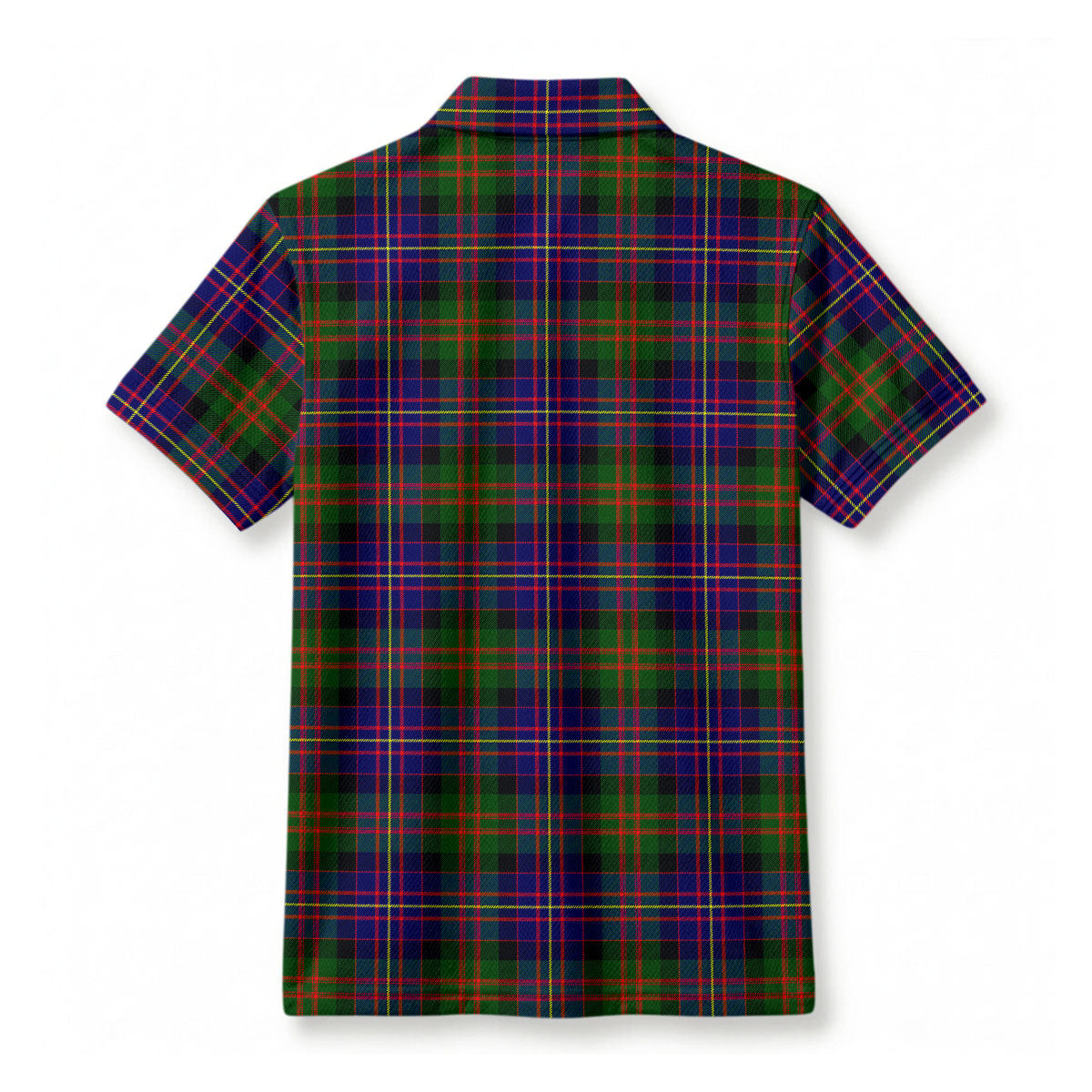 Chalmers Tartan Crest Birdseye Mesh Polo Shirt