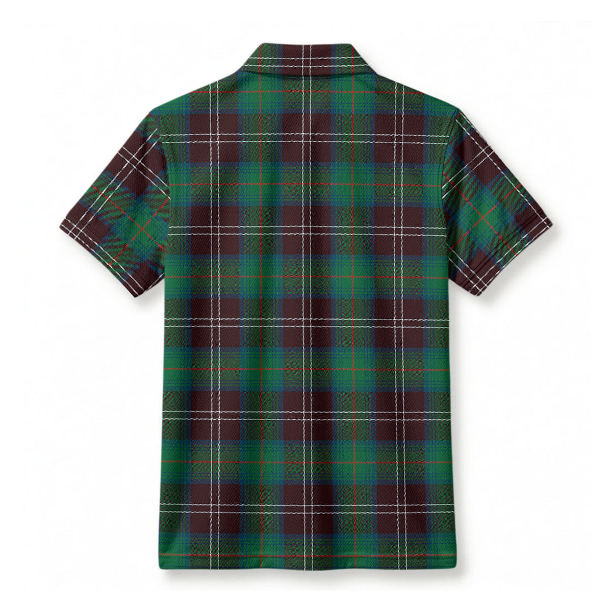 Chisholm Hunting Ancient Tartan Crest Birdseye Mesh Polo Shirt