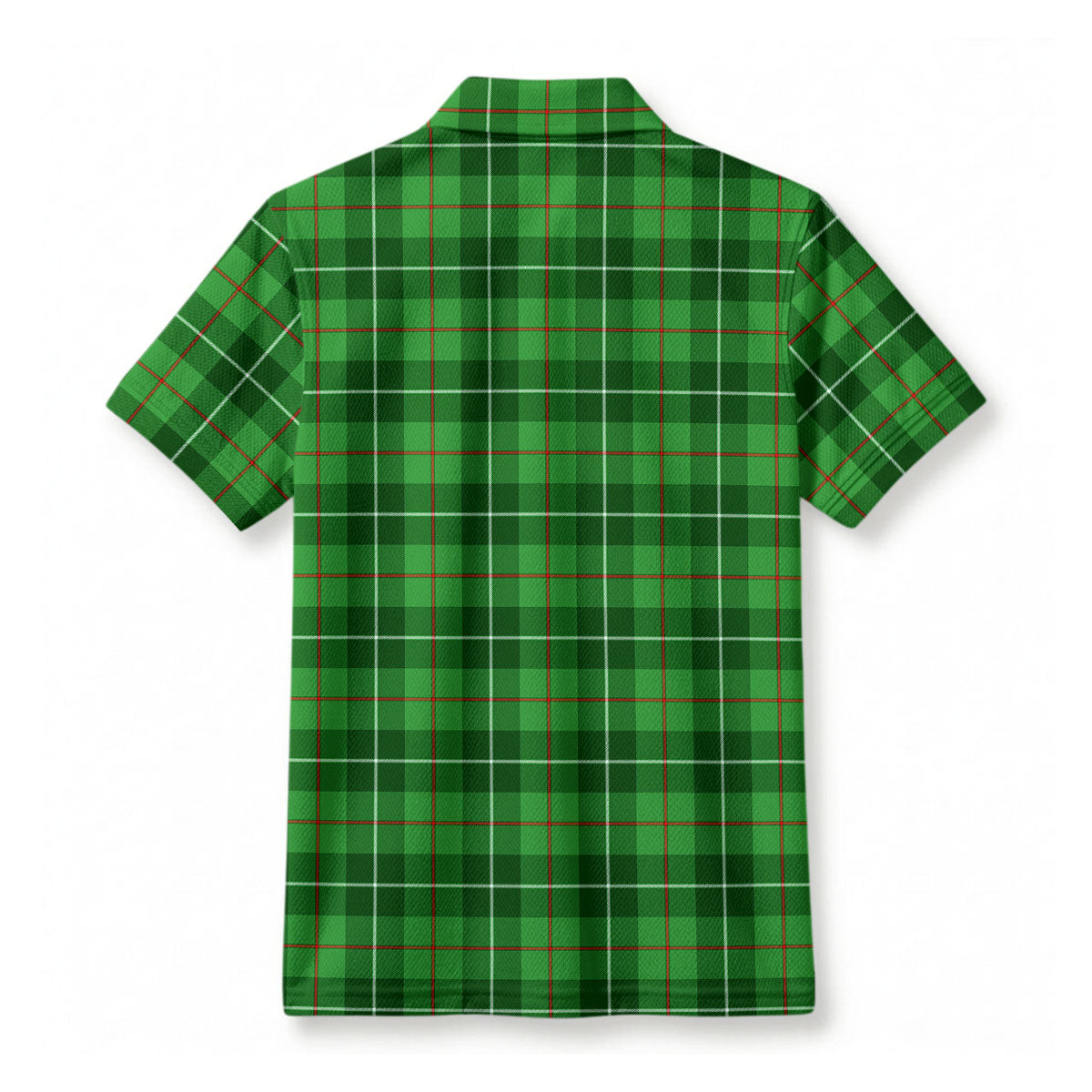 Clephan (or Clephane) Tartan Crest Birdseye Mesh Polo Shirt