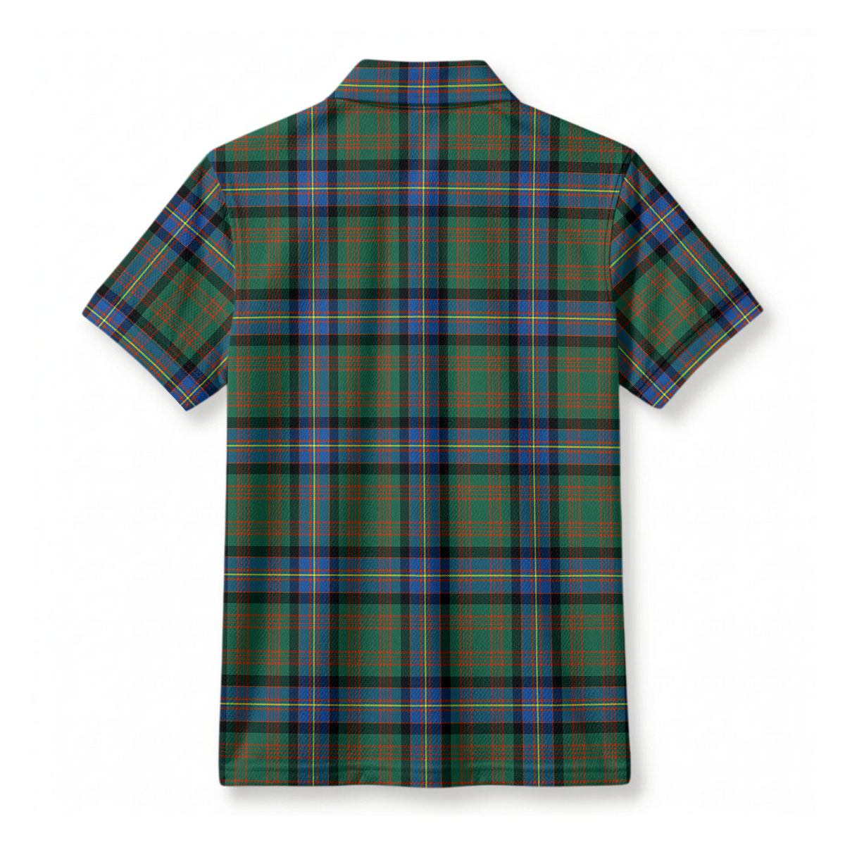 Cochrane Ancient Tartan Crest Birdseye Mesh Polo Shirt