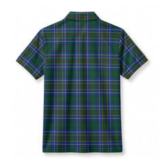 Cockburn Ancient Tartan Crest Birdseye Mesh Polo Shirt