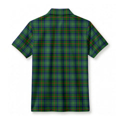 Cranstoun Tartan Crest Birdseye Mesh Polo Shirt