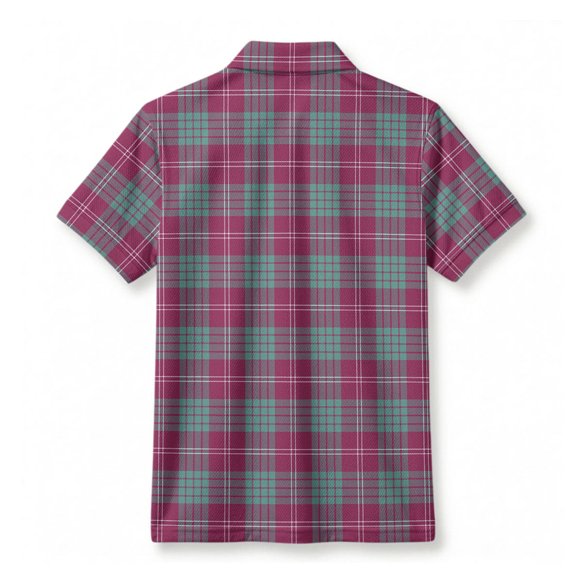 Crawford Ancient Tartan Crest Birdseye Mesh Polo Shirt