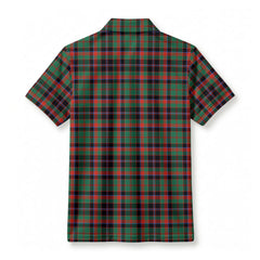 Cumming Hunting Ancient Tartan Crest Birdseye Mesh Polo Shirt