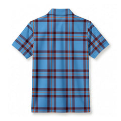 Elliott Ancient Tartan Crest Birdseye Mesh Polo Shirt