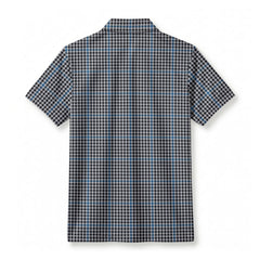 Gladstone Tartan Crest Birdseye Mesh Polo Shirt