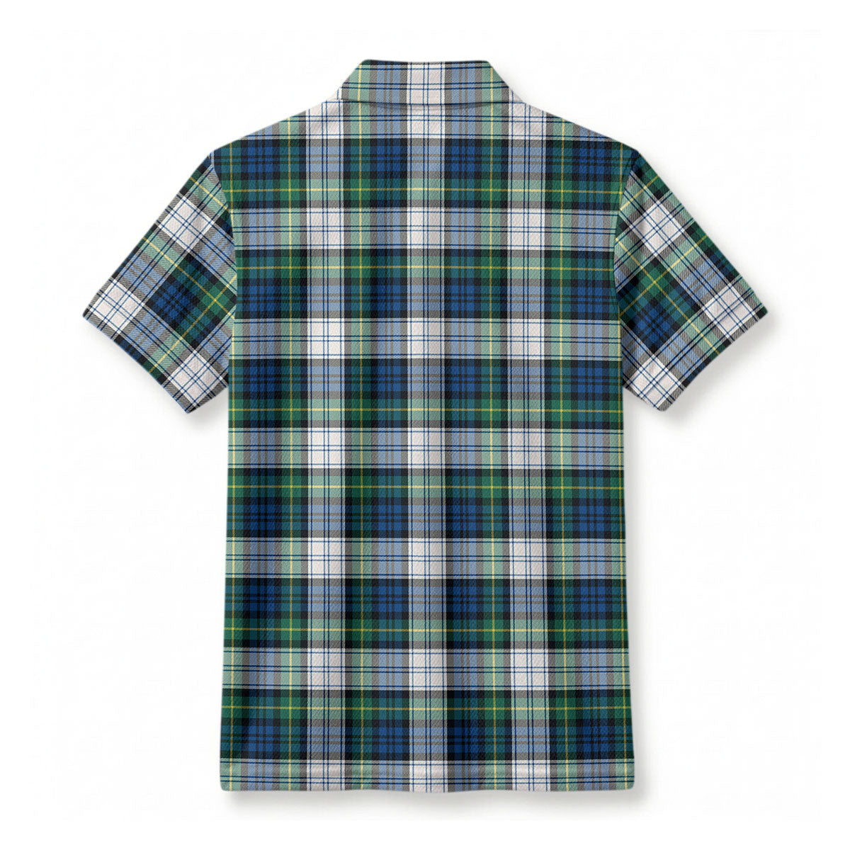 Gordon Dress Ancient Tartan Crest Birdseye Mesh Polo Shirt