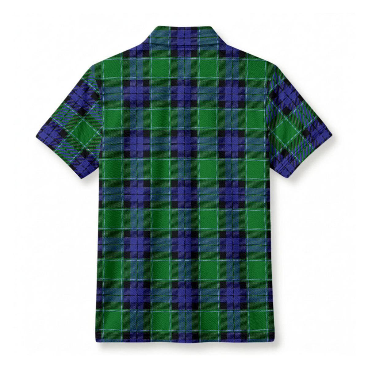 Haldane Tartan Crest Birdseye Mesh Polo Shirt