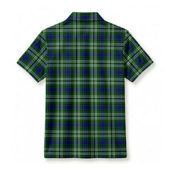 Haliburton Tartan Crest Birdseye Mesh Polo Shirt