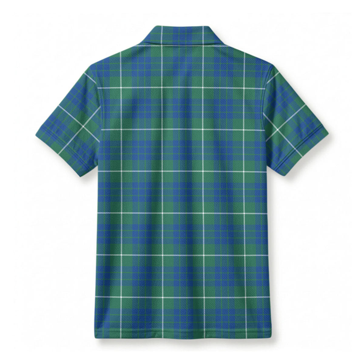 Hamilton Hunting Ancient Tartan Crest Birdseye Mesh Polo Shirt