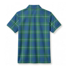 Hamilton Hunting Ancient Tartan Crest Birdseye Mesh Polo Shirt