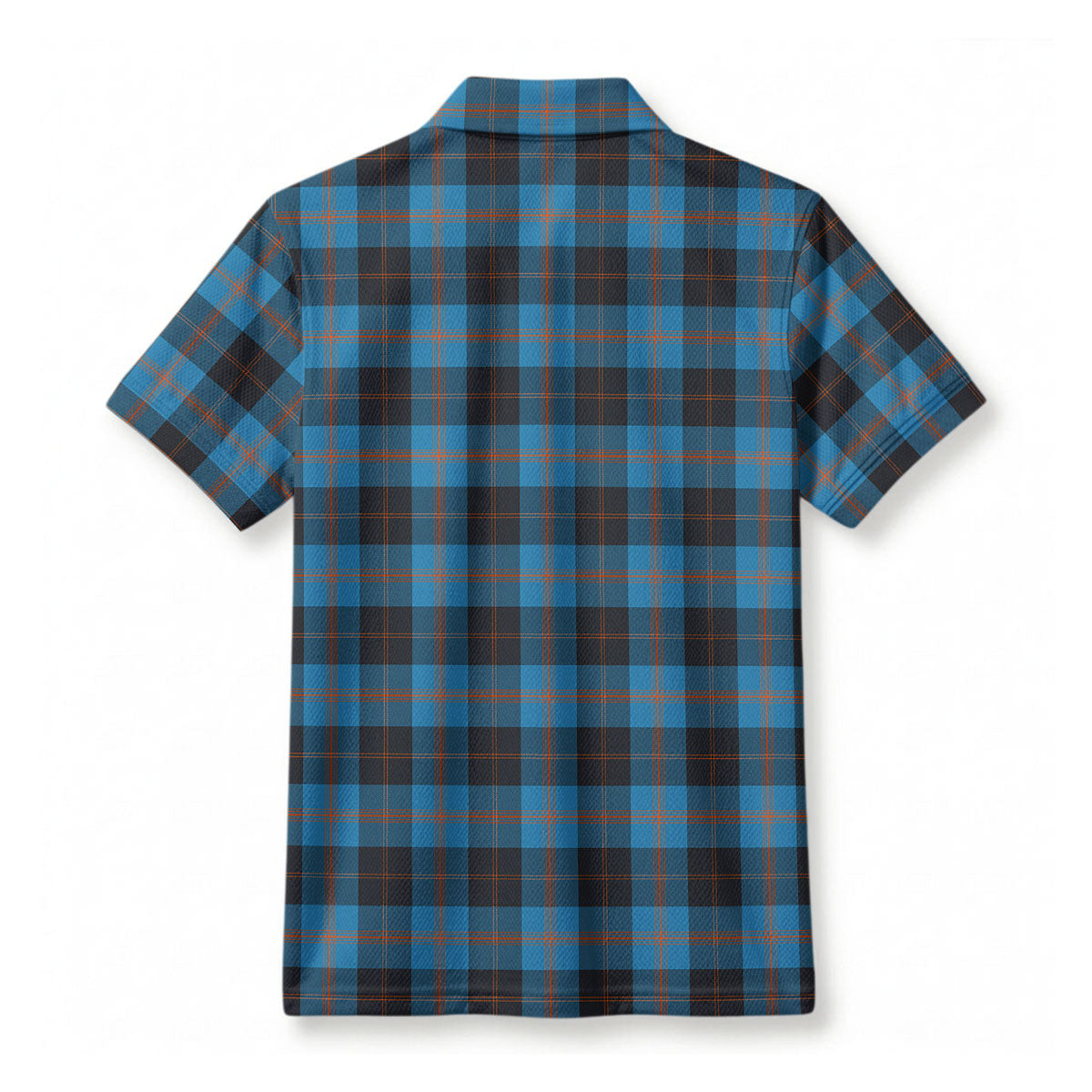 Horsburgh Tartan Crest Birdseye Mesh Polo Shirt