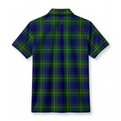 Johnston of Caskieben Tartan Crest Birdseye Mesh Polo Shirt