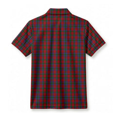 Lyle Tartan Crest Birdseye Mesh Polo Shirt