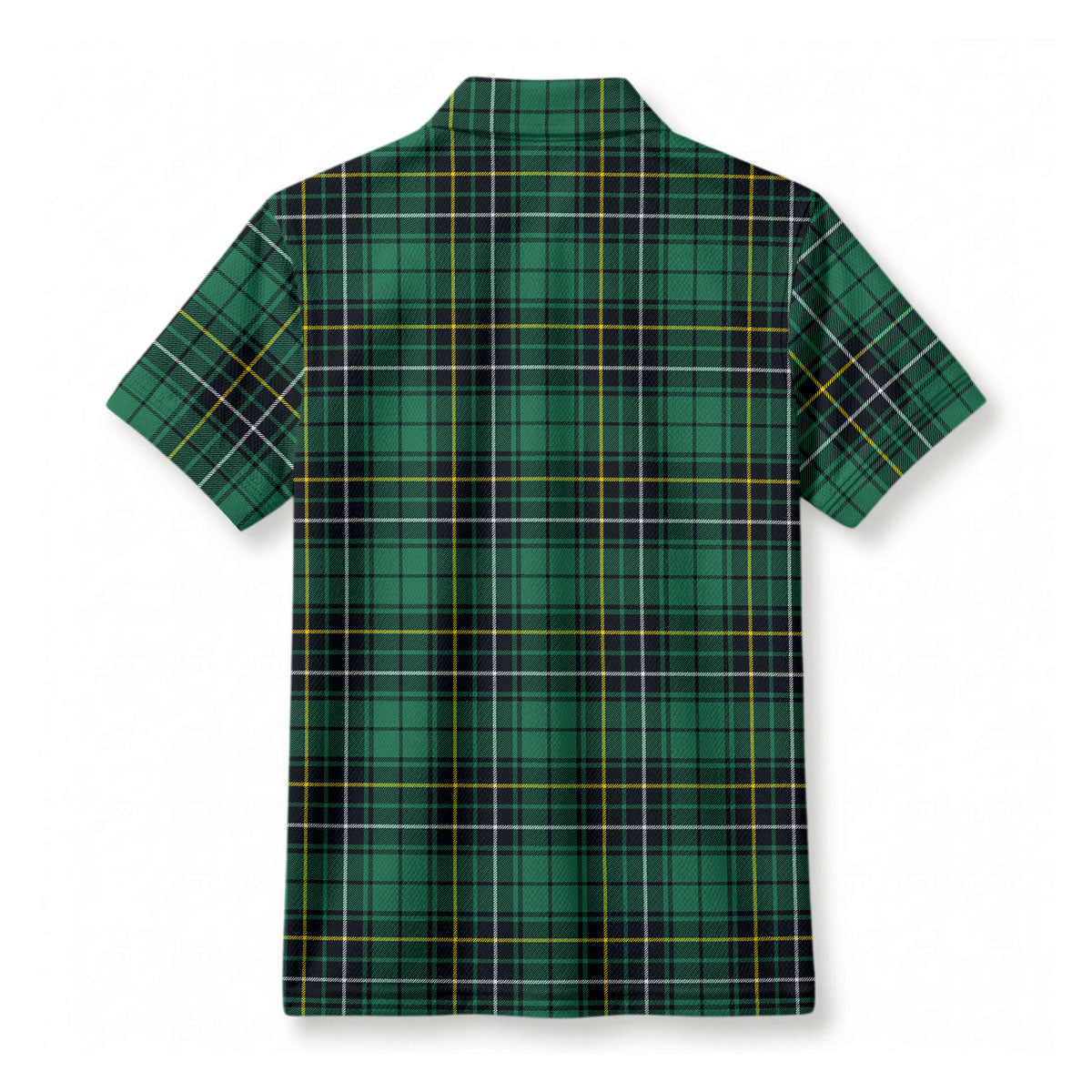 MacAlpine Ancient Tartan Crest Birdseye Mesh Polo Shirt