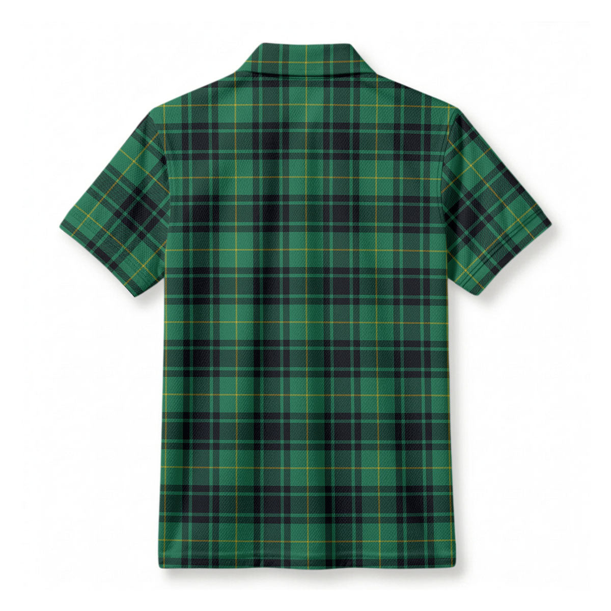 MacArthur Ancient Tartan Crest Birdseye Mesh Polo Shirt