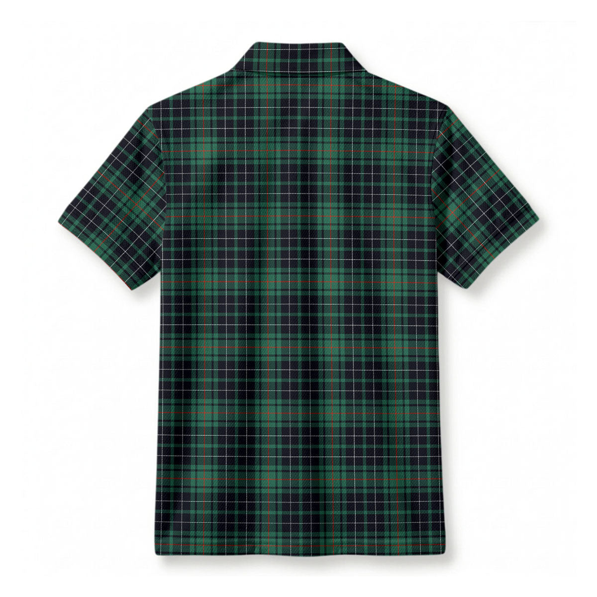 MacAuley Hunting Ancient Tartan Crest Birdseye Mesh Polo Shirt
