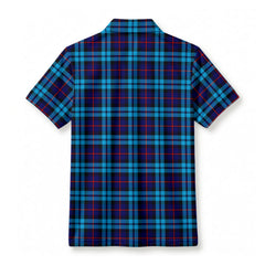 MacCorquodale Tartan Crest Birdseye Mesh Polo Shirt