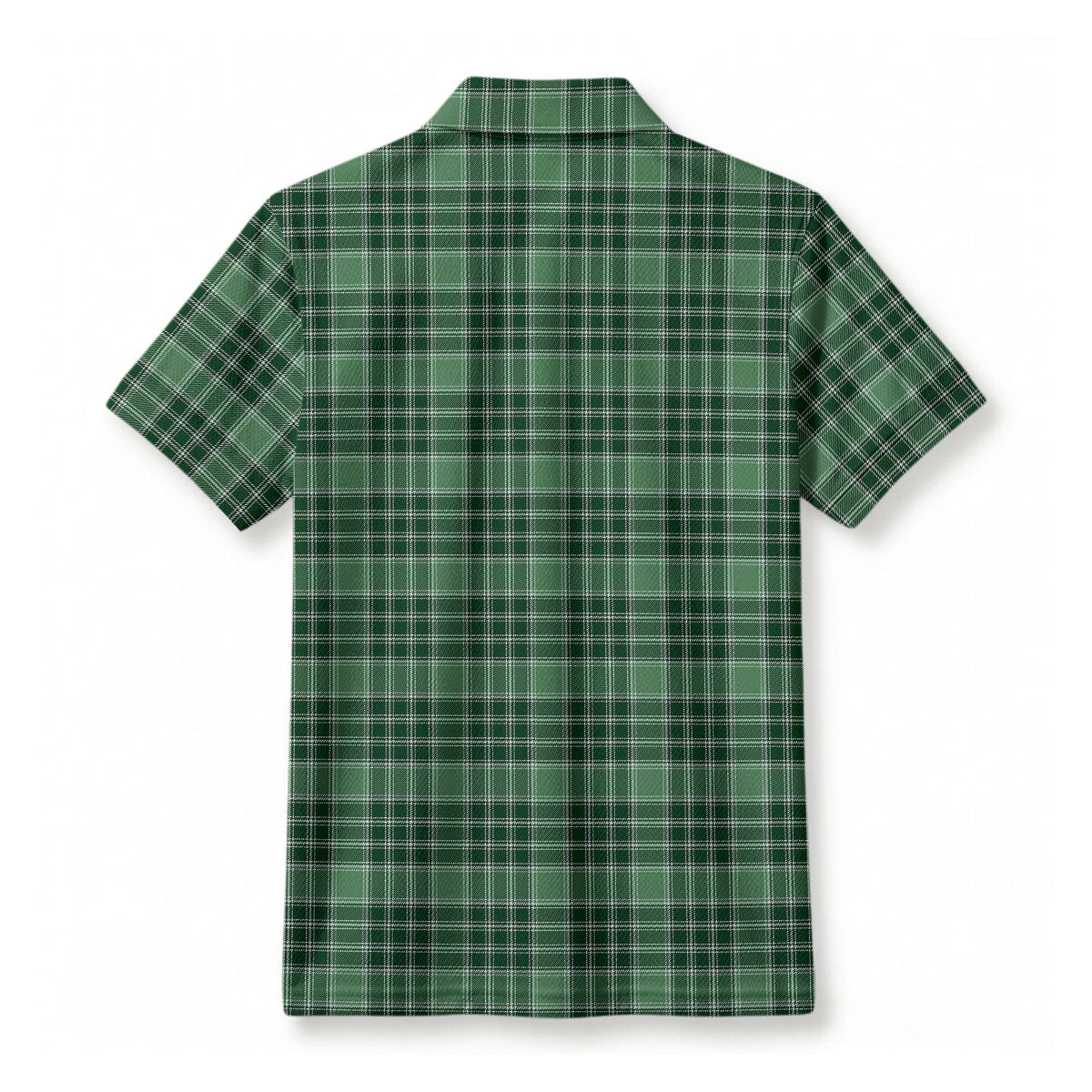 MacDonald Lord of the Isles Hunting Tartan Crest Birdseye Mesh Polo Shirt