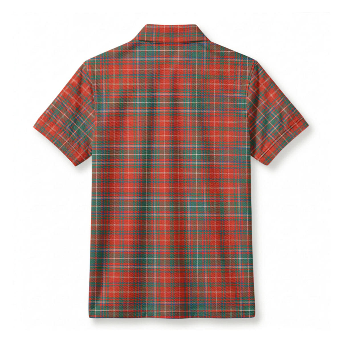 MacDougall Ancient Tartan Crest Birdseye Mesh Polo Shirt