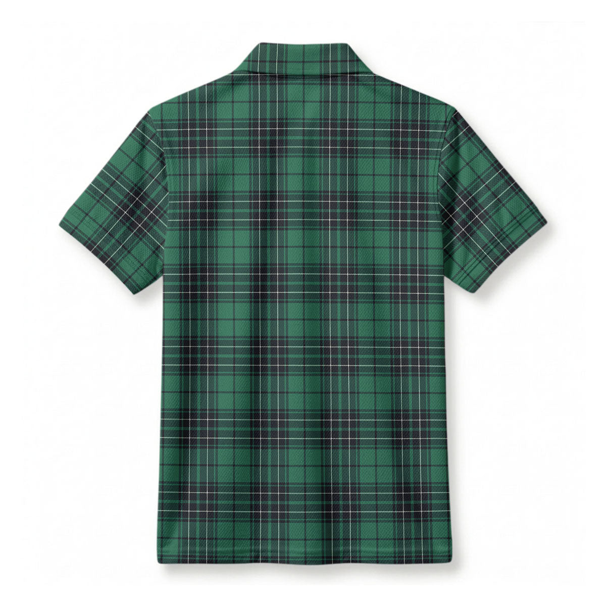 MacLean Hunting Ancient Tartan Crest Birdseye Mesh Polo Shirt
