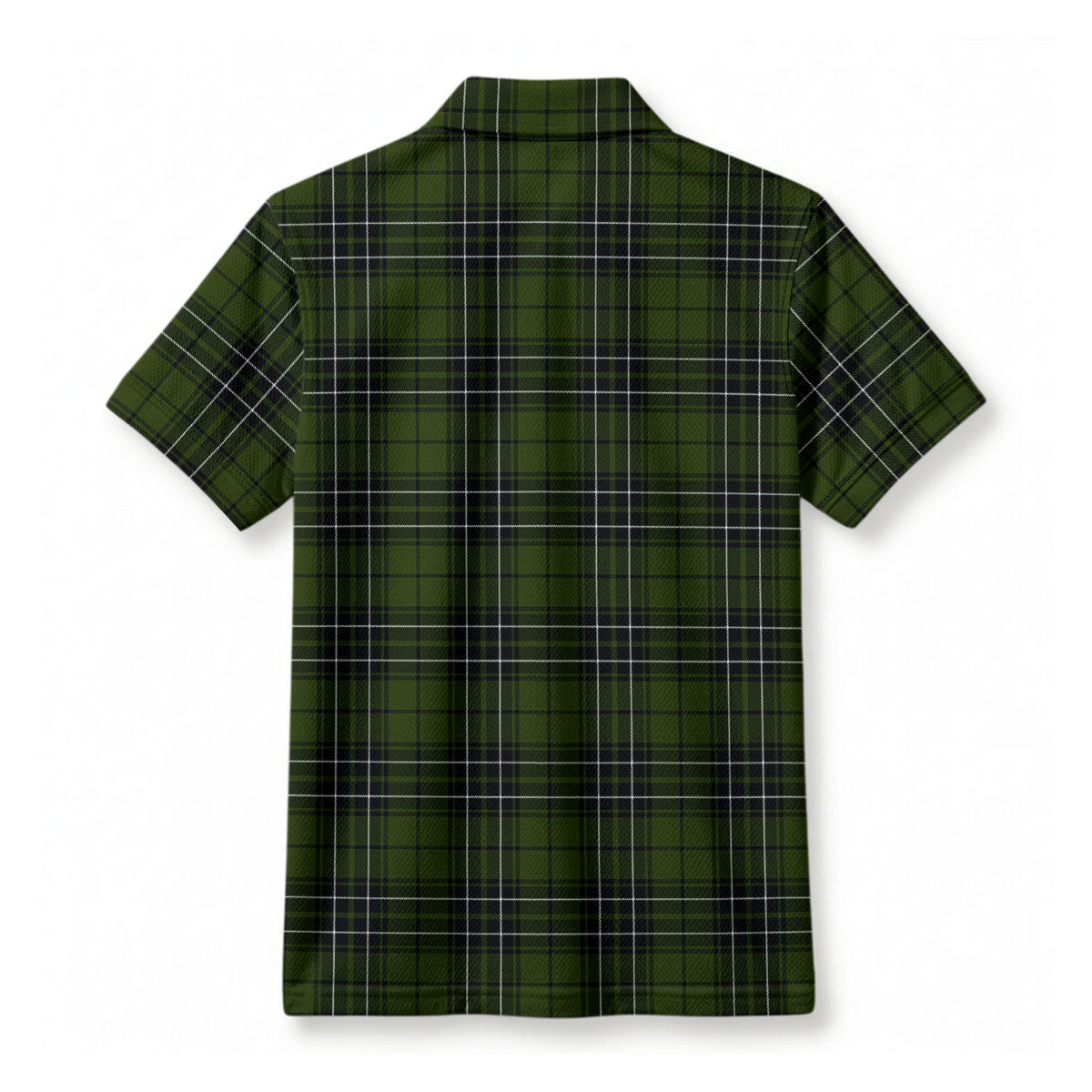 MacLean Hunting Tartan Crest Birdseye Mesh Polo Shirt