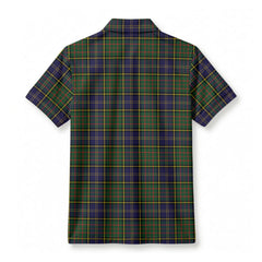 MacMillan Hunting Modern Tartan Crest Birdseye Mesh Polo Shirt