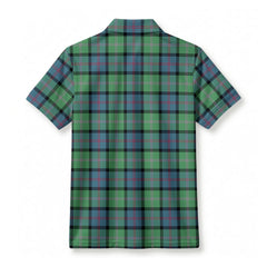 MacThomas Ancient Tartan Crest Birdseye Mesh Polo Shirt