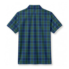 Marshall Tartan Crest Birdseye Mesh Polo Shirt