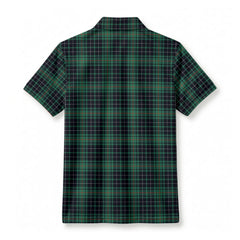 McAulay Hunting Ancient Tartan Crest Birdseye Mesh Polo Shirt