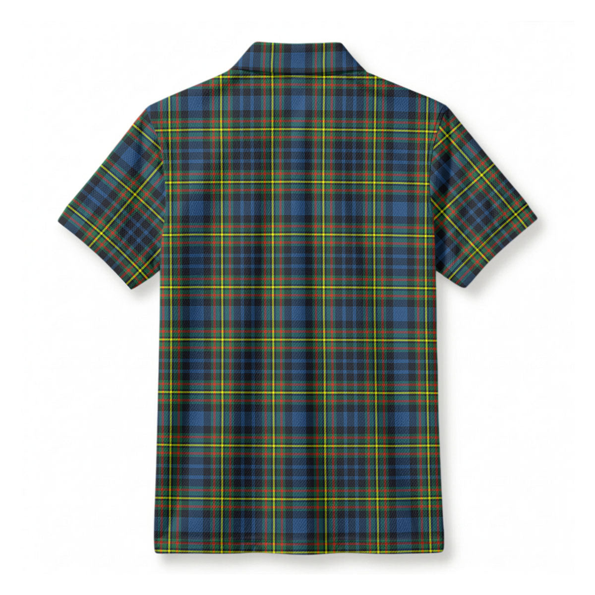McClellan Ancient Tartan Crest Birdseye Mesh Polo Shirt