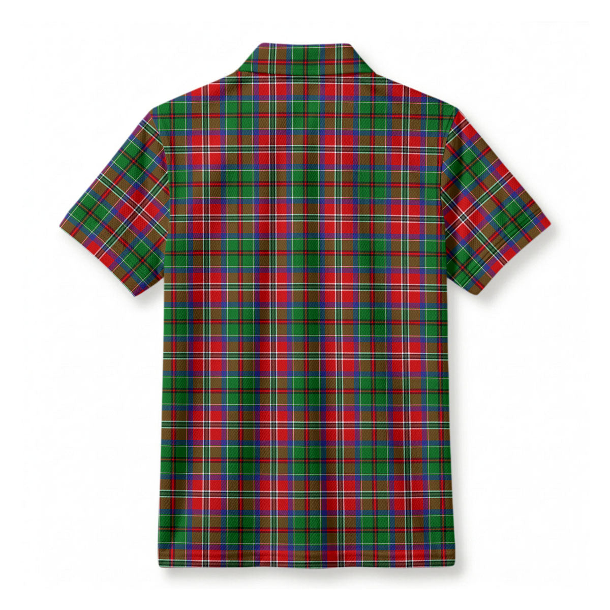 McCulloch Tartan Crest Birdseye Mesh Polo Shirt