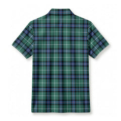 McDonald of the Isles Hunting Ancient Tartan Crest Birdseye Mesh Polo Shirt