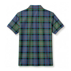 McDonnell of Glengarry Ancient Tartan Crest Birdseye Mesh Polo Shirt