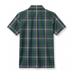 McDowell (MacDowell) Tartan Crest Birdseye Mesh Polo Shirt