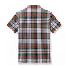 McDuff Dress Ancient Tartan Crest Birdseye Mesh Polo Shirt
